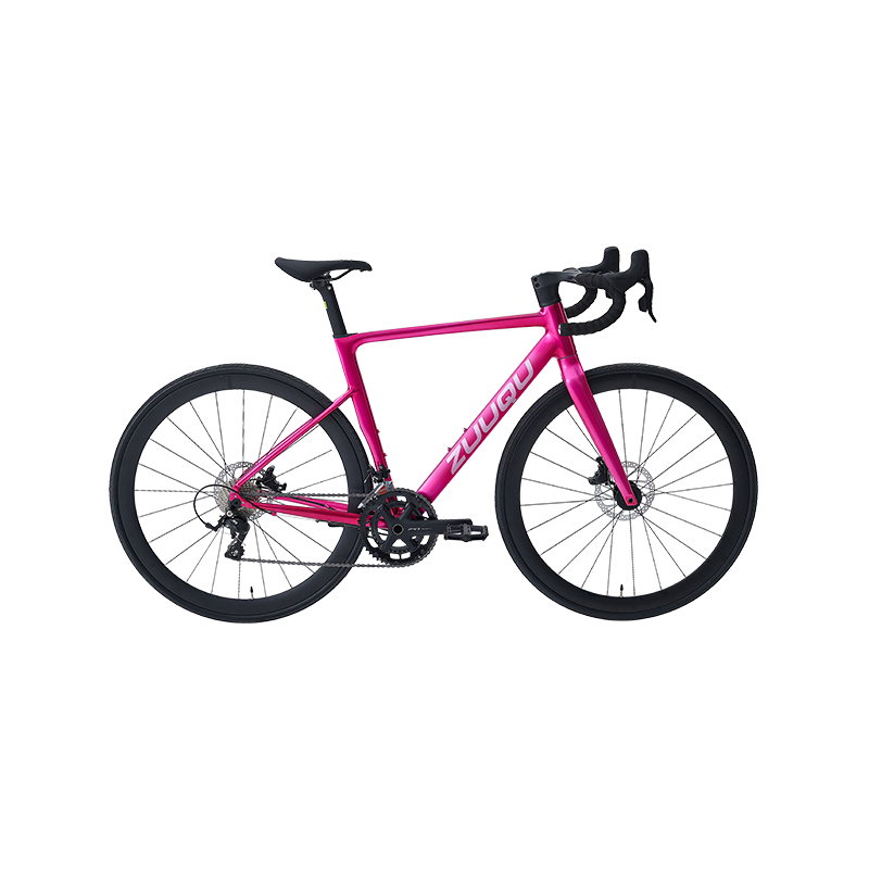 HYB-047 Rose Pink 700C Alloy Road Bike مع 28C إطارات